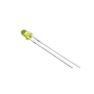 Through Hole LED-5mm, 8mm Cylindrical Yellow 