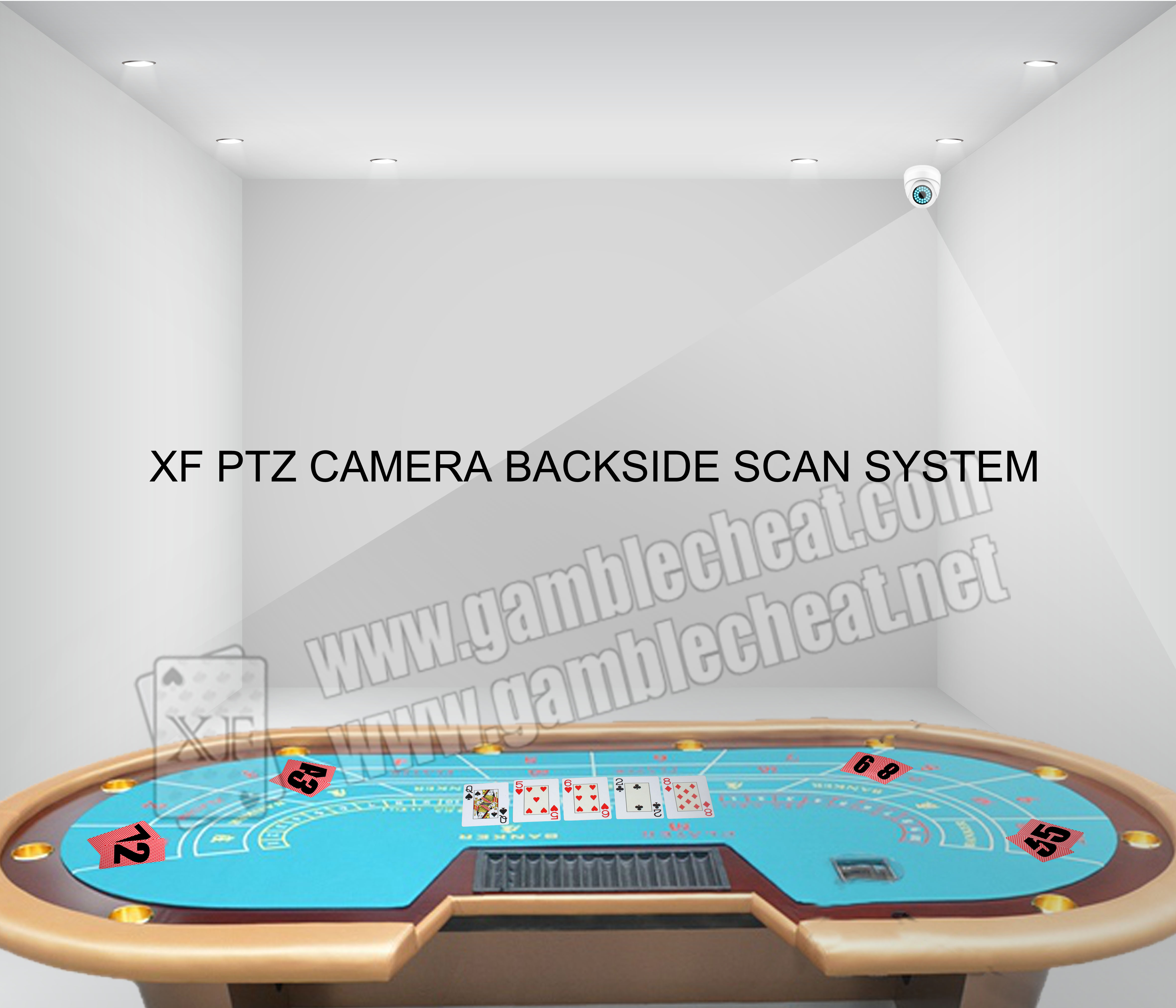 XF Бренд новый PTZ задней маркировки камеру на обратной стороне карты маркировки игральных карт/ Кыргызстан отмеченные карты/покер сканер/карты чит/контактные линзы/невидимые чернила/отмеченные играль
