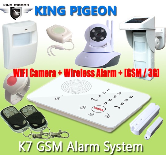  GSM 3G Wireless Home Alarm System