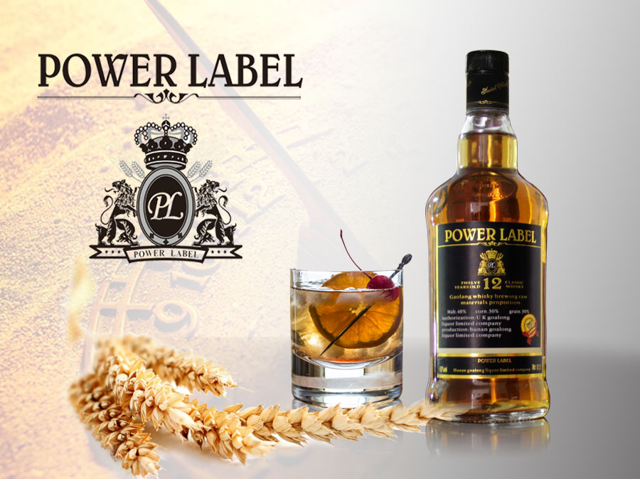 POWER LABEL Whisky
