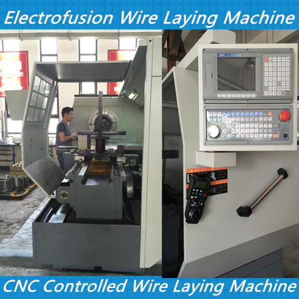 tapping tee electrofusion fitting wire laying machine