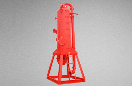 Mud/gas separator for drilling solids control system