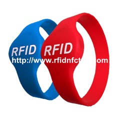 Silicon waterproof Rfid Wristband bracelet custom design NFC wristband
