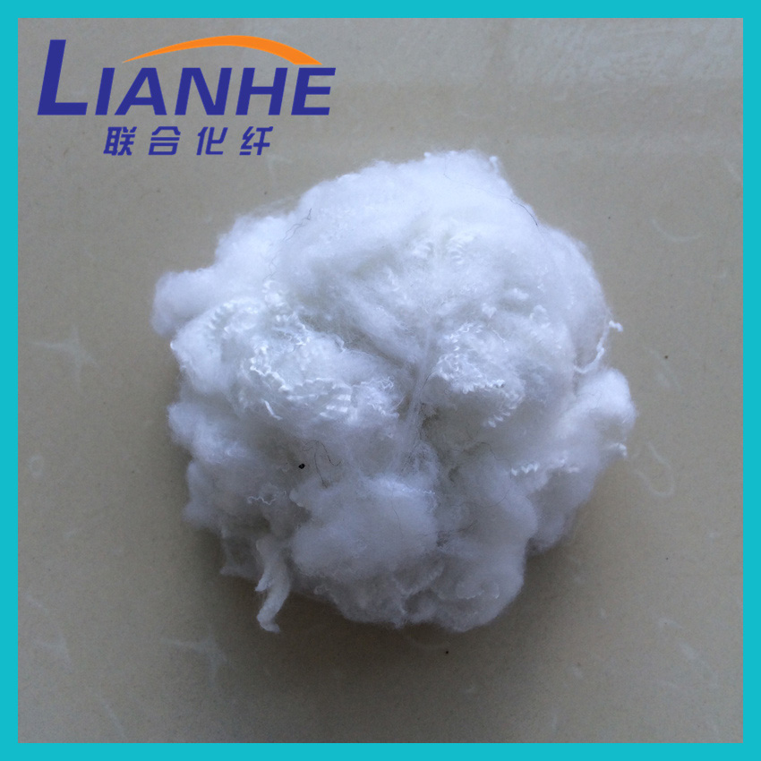 white color recycled psf polyester staple fiber 