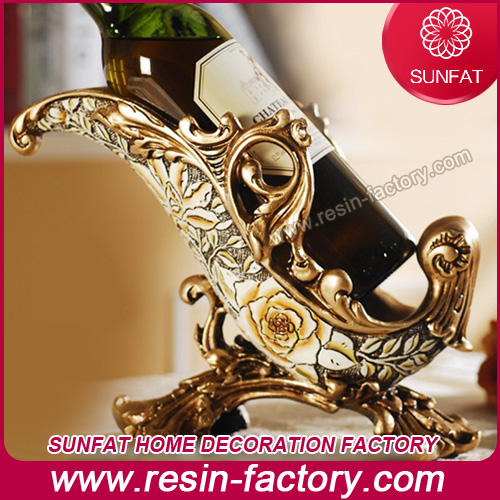 Modern home decoration items Resin wine rack new china product for sale