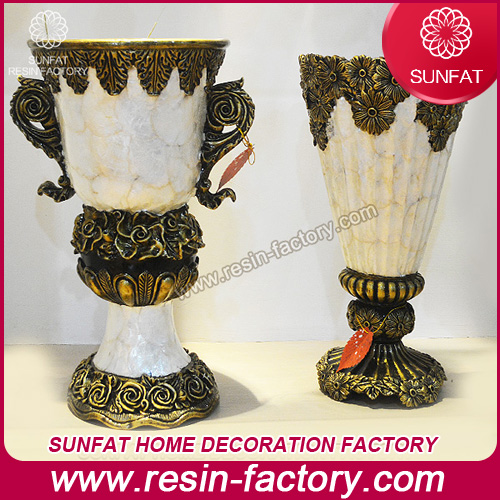 European resin crafts antique vase modern home Decoration business gifts,antique vase