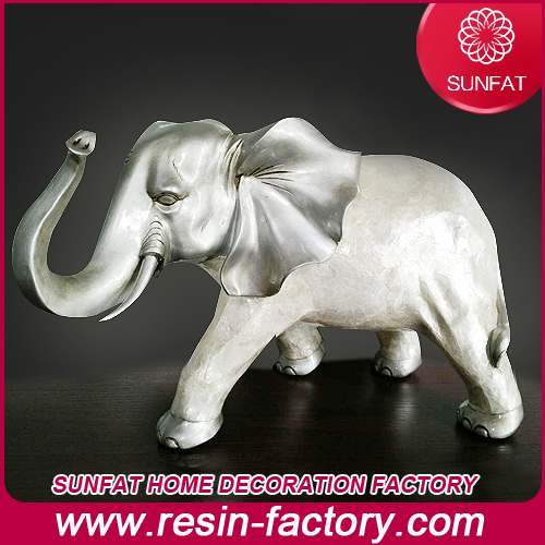 Customized Resin Elephant Figurine Statue for President Table Decoration