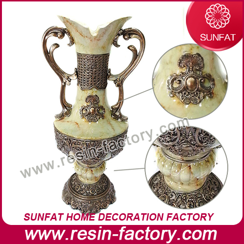 2015 new arrival wedding vases with flower decoration/art decor vase/antique home decor