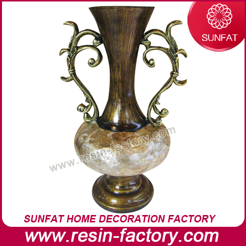 Ancient art crafts resin flower vase