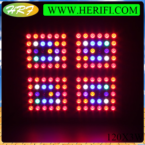 Herifi 2015 Hydroponic ZS005 120x3w LED Grow Light