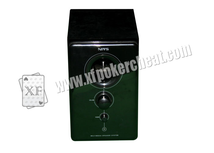 XF Пластиковые Черный Music Box камера для штрих-кодов с отметкой Игральные карты / Аудио Camera / Привет-Fi камеры