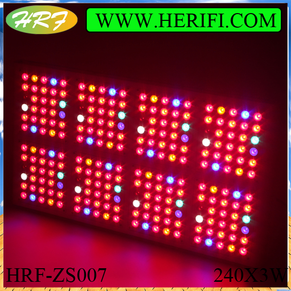 Herifi 2015 ZS007 240x3w привело светать гидропоники растут свет 