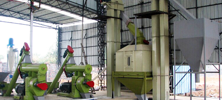  Pellet Mill example of product line Production Line