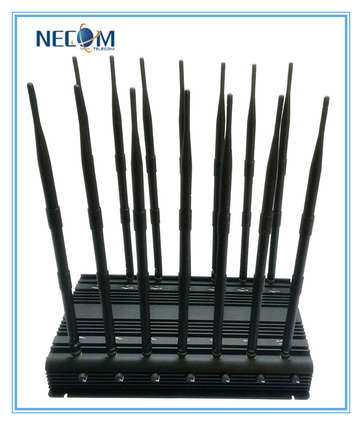 Desktop All Bands Cellphone,Wi-Fi,Lojack,GPS,VHF,UHF Radio Jammer 14bands,Stationary 14bands Cellphone,WiFi,Lojack,GPS,VHF/UHF Radio Jammer/Blocker All in One