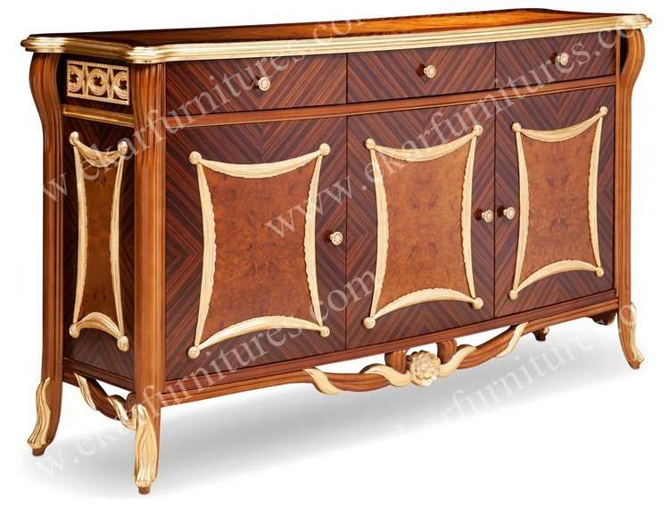 Italy Quality Vintage Antique Wooden Sideboard Furniture