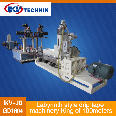 Labyrinth style drip tape machinery King of 100meters