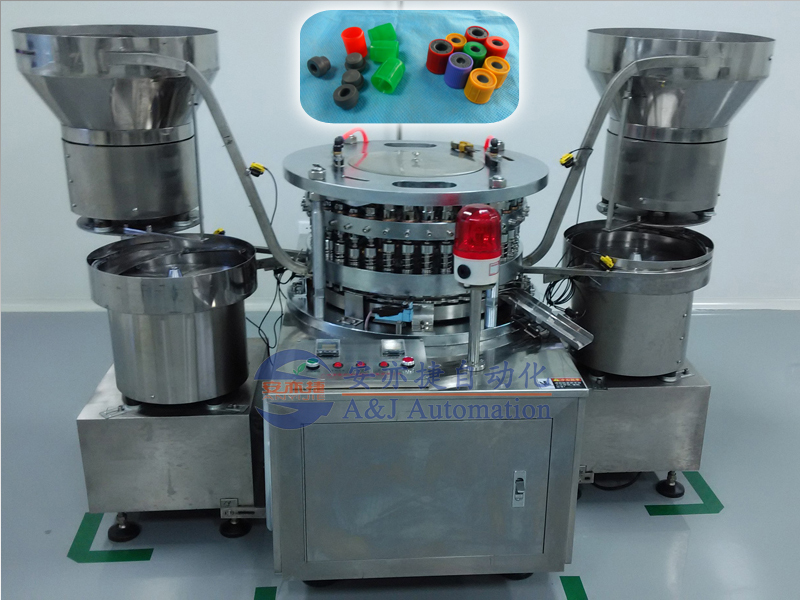 Автоматическая монтирующая машина колпака и резиновой пробки