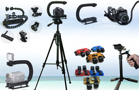 Digital SLR camera accessories tripod, lens adapter ring, lens hood, camera filter, bracket for canon Nikon pentax camera