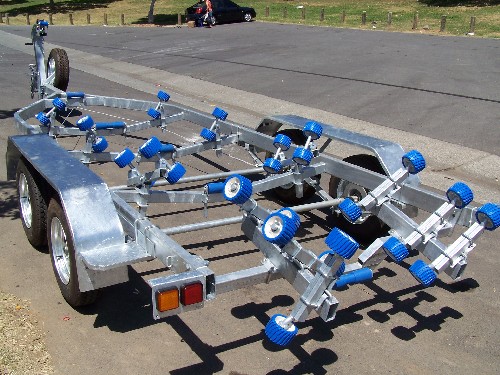 hot dip galvanized 15ft Australia standard I-BEAM steel/aluminum boat trailer for sale