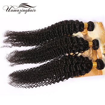 7A Brazilian Virgin Hair Kinky Curly Unprocessed 4 Bundles/400g Lot Free Shipping