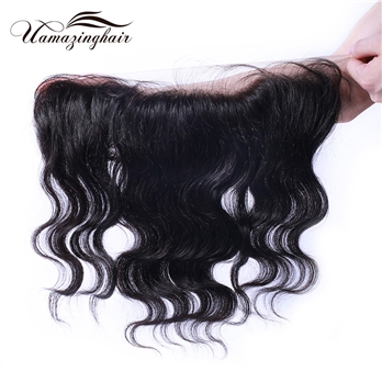 Indian virgin hair Body Wave 13*4 Lace frontal