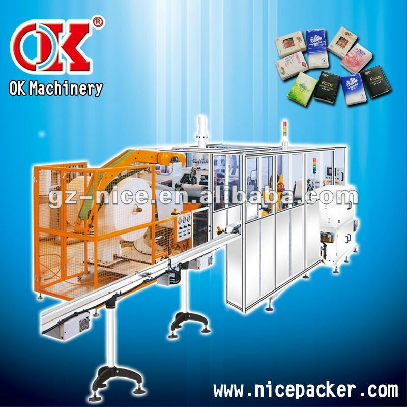 ok-250 Handkerchief production packing line