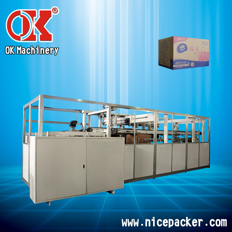 ОК-102 Тип Автоматическая машина для изготовления бумажных салфеток в гофрокороб 