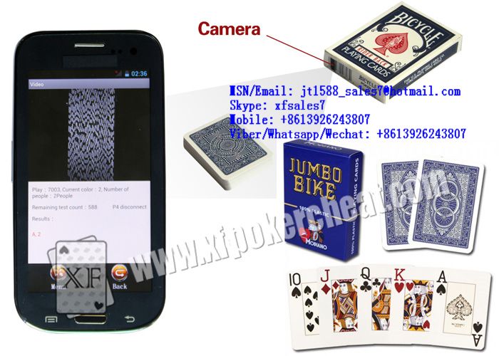 XF Велосипед бумажных карт 'Чехол для фотокамеры Сканирование сторона маркировки Игральные карты для покера анализатор / Покер обновления камеры / Бумажная коробка камеры