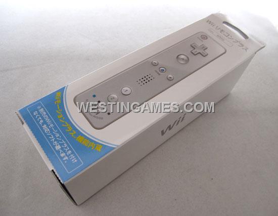 wii remote plus controller 2IN1 Remote Controller With Built-in Motion Plus For Nintendo Wii / WII U - White