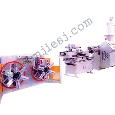 PVC Double Wall Corrugated Pipe Extrusion Line SJ65