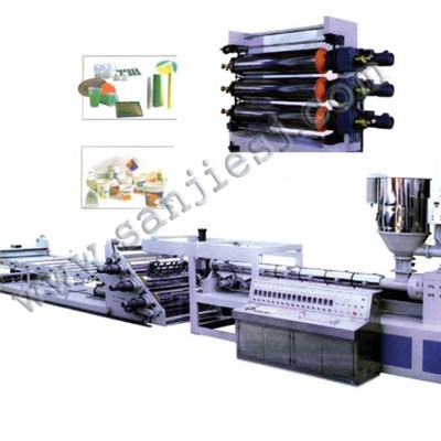 PVC Water Proof Roll Sheet Extrusion Line SJSZ92