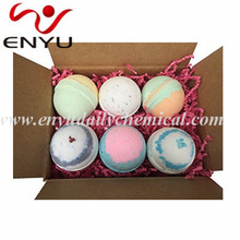Bath Bombs Gift Set - 6 Extra Large Size, 4.5 Oz Per Scent