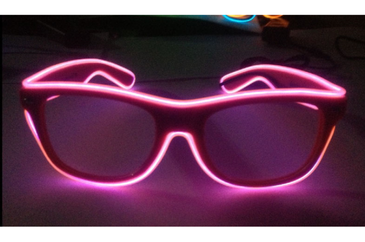 EL Wire Diffraction Glasses