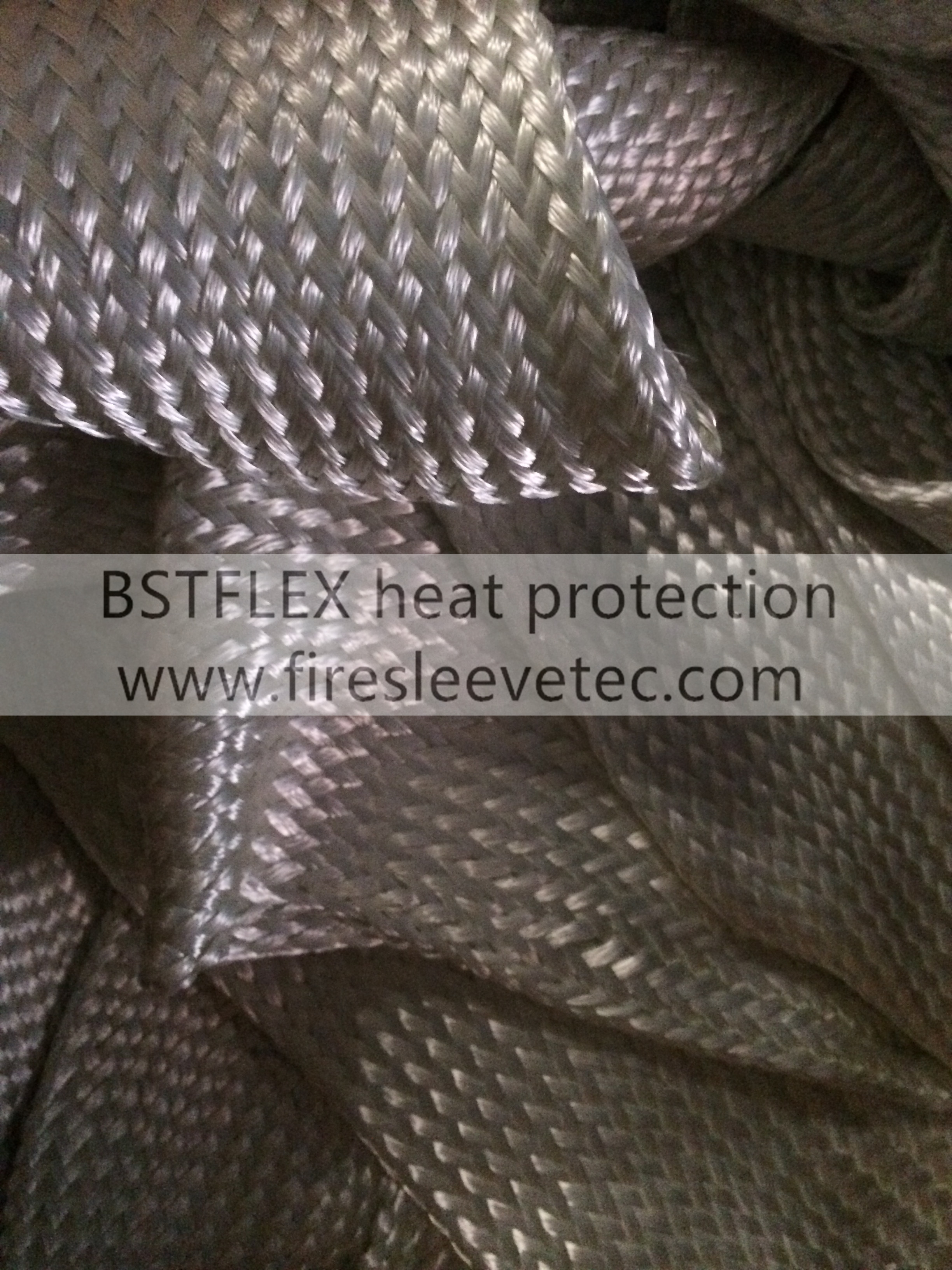 Fiberglass Braided High Temperature Heat Resistant Sleeve