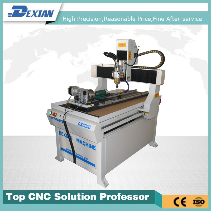600x900mm woking area hot sale cheap cnc router 0609 with 4th rotary device