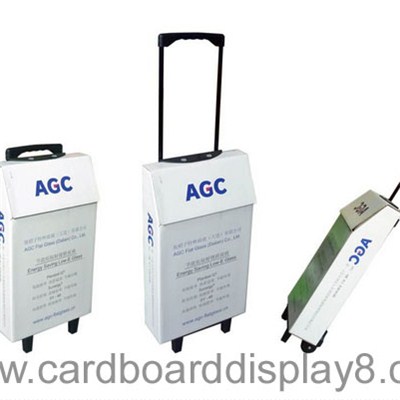 2015 New Design Promotional Advertising Corrugated Good Quality Carton Trolley Box