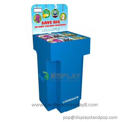 POP Up Printed Cardboard Book Display Stand