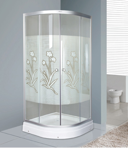 sector 100*100*2000cm  5mm thickness tempered glass shower cabin with competitive prices.