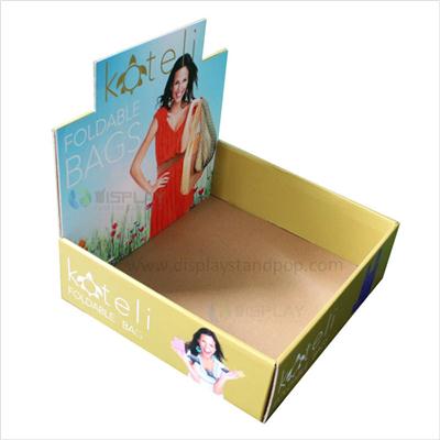 Recycle And Environmental Corrugated Counter Book Display