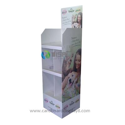 High Quality Cheap Cardboard Card Display For Pet Food