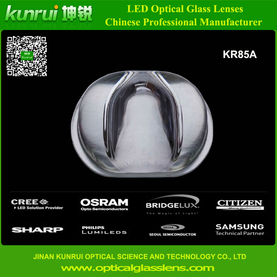 LED Glass Lens for High Power Tunnel Light (KR85A)
