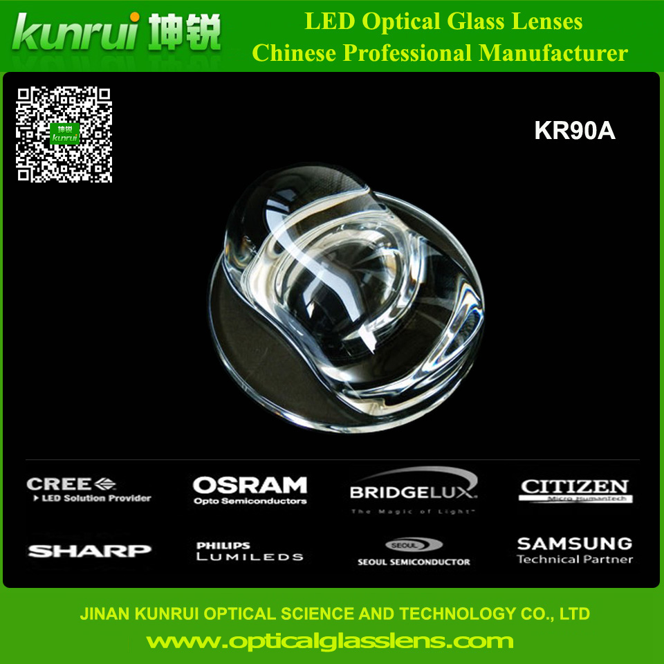 LED Lighting Optical Glass Lens (KR90A)