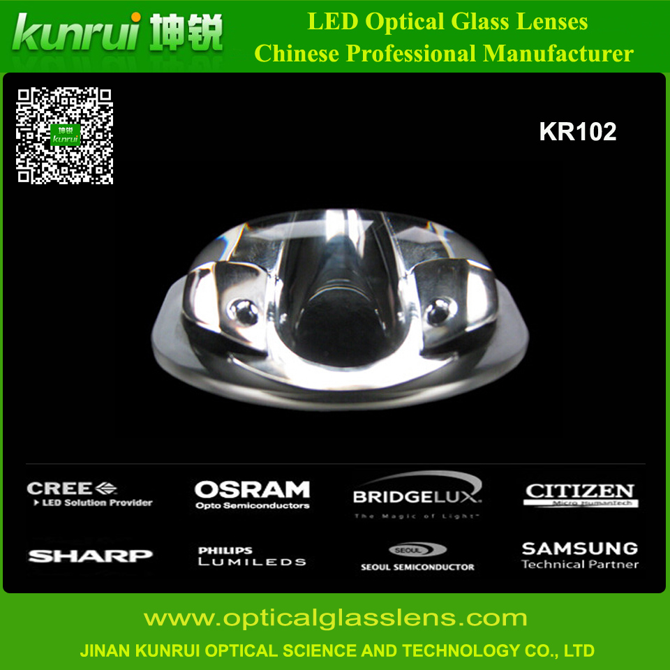 Modular Glass Lens for LED Street Lighting (KR102)