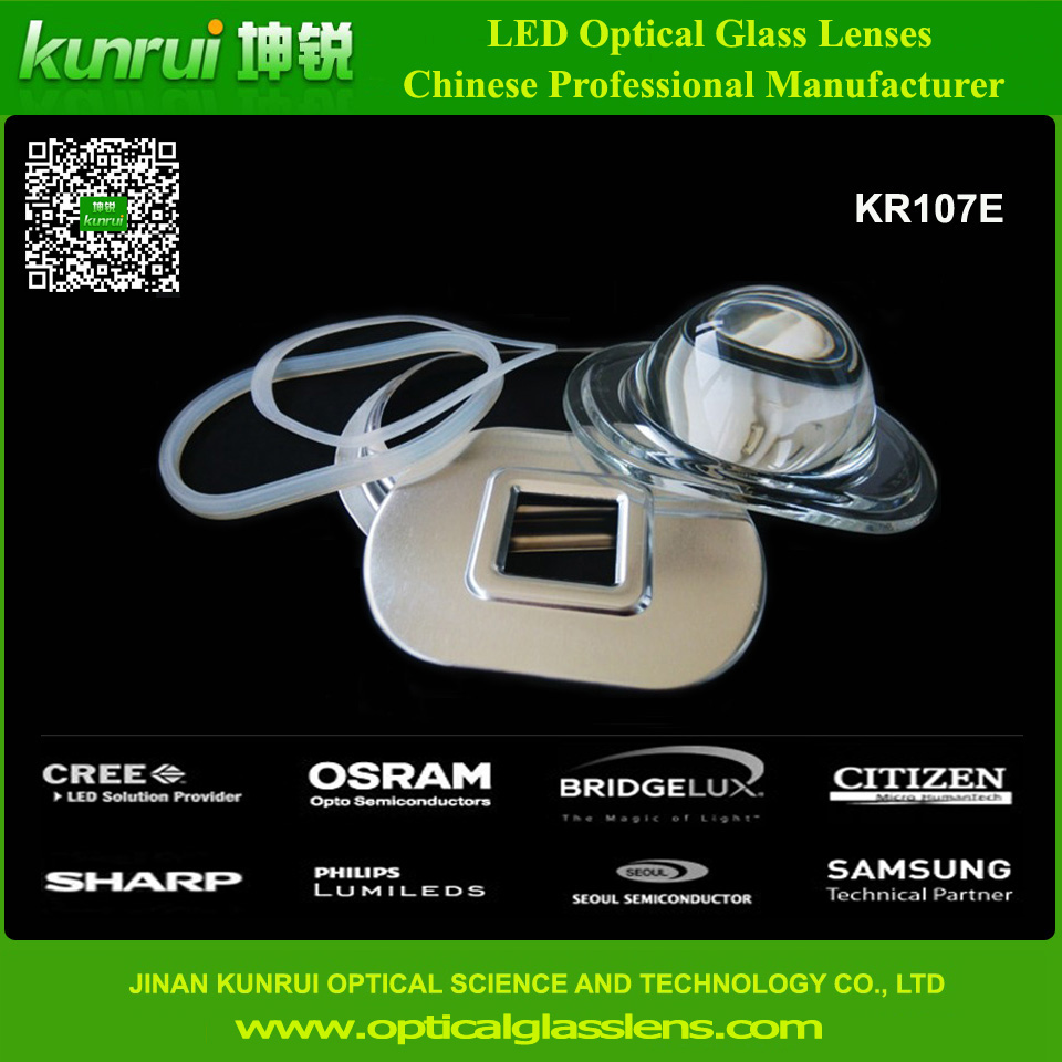 LED Optical Glass Lens for Street Light (KR107E)