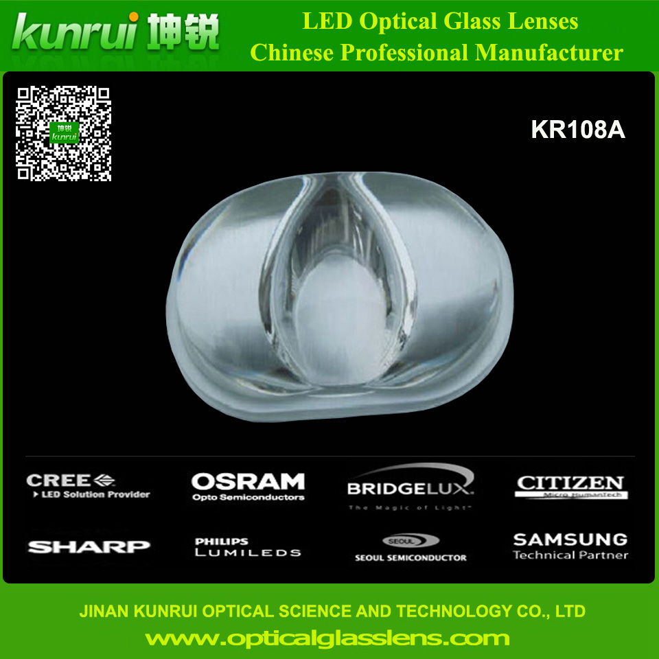 LED Street Light Optical Glass Lens (KR108A)
