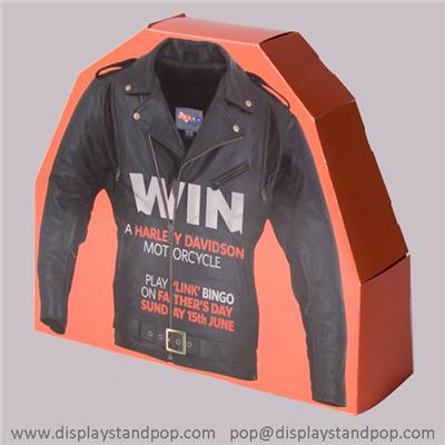 Custom Shape Cardboard Advertising Standees For Clothes