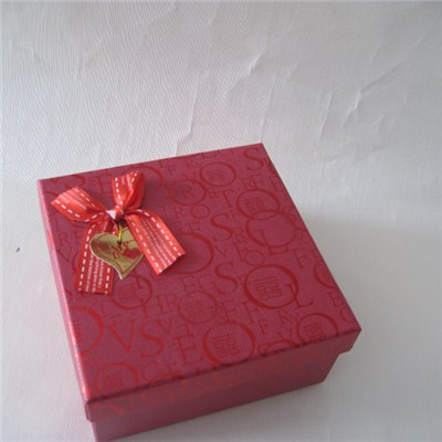 OHG1018 ( прямоугольник с бантом свадьба бумага коробка конфет )