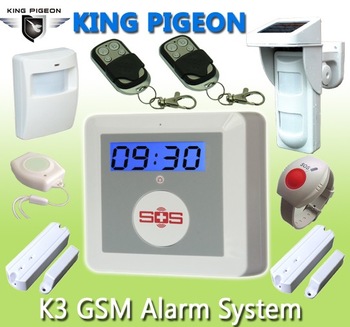 Wireless Home Burglar Security GSM Alarm System with Contact SMS
