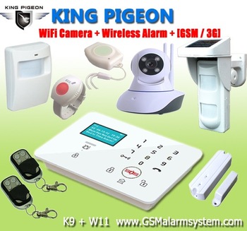 Wireless Home Security GSM SMS 3G Touch Keypad alarm system