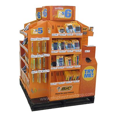 Custom Promotion Bookstore Cardboard Book Displays, Cardboard Merchandise Display